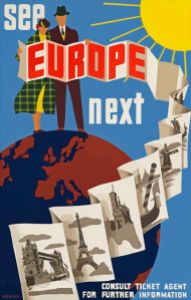  Europe Vintage Travel Poster