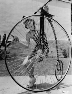 Jean Parker med höghjuling