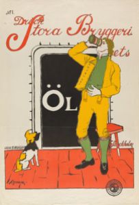 Reklam för Stora bryggeriets öl 1895