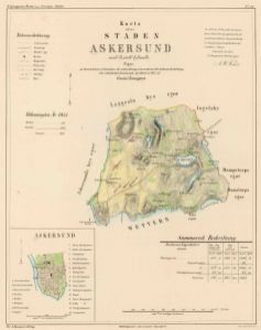 Askersund 1857 - Historisk Karta