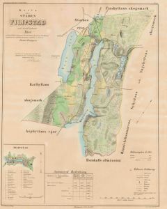 Filipstad 1859 - Historisk Karta