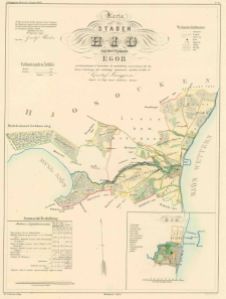 Hjo 1856 - Historisk Karta