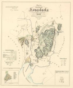 Kungsbacka 1855 - Historisk Karta