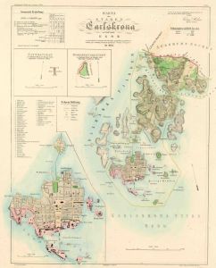 Karlskrona 1855 - Historisk Karta