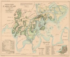 Karlstad 1857 - Historisk Karta