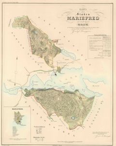 Mariefred 1857 - Historisk Karta