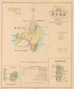 Nora 1857 - Historisk Karta