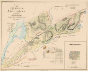 Kristinehamn 1857 - Historisk Karta