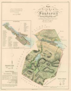 Sundsvall 1857 - Historisk karta