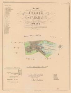 Oskarshamn 1858 - Historisk Karta