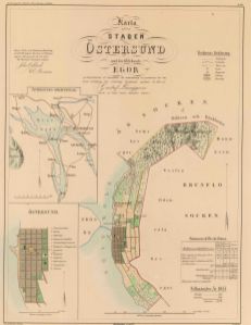Östersund 1857 - Historisk Karta