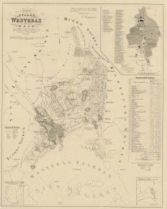 Västerås 1854 - Historisk Karta