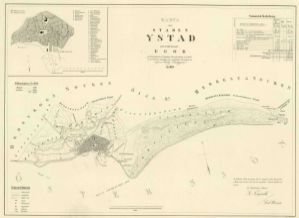 Ystad 1853 - Historisk Karta