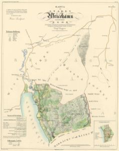 Ulricehamn 1856 - Historisk karta