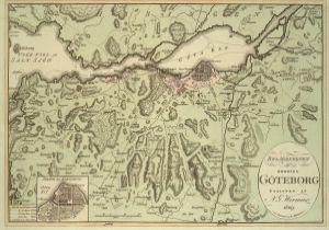 Göteborg 1809 - Historisk karta