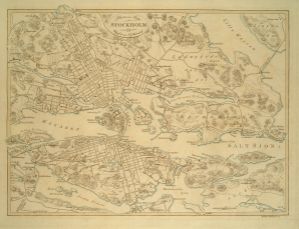 Stockholm 1818 - Historisk karta