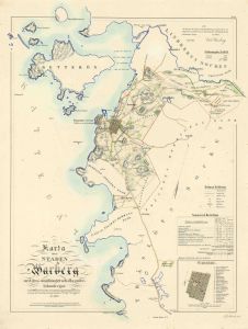 Varberg 1855 - Historisk Karta